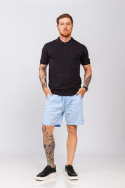 Short Sarja Tourlos Azul Claro