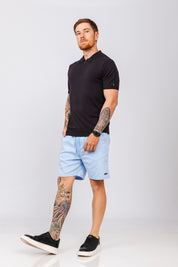 Short Sarja Tourlos Azul Claro