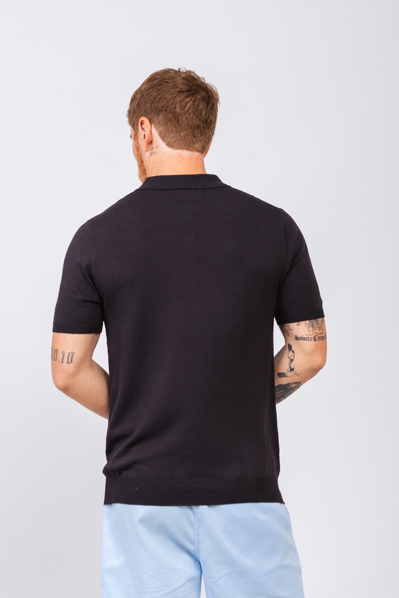 Polo Tricot Riviere Chumbo