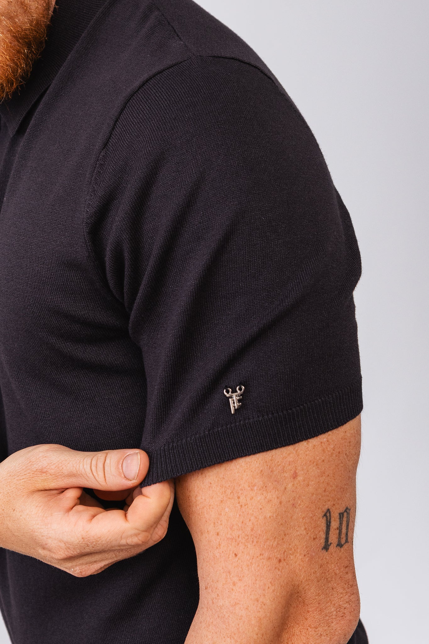 Polo Tricot Riviere Chumbo