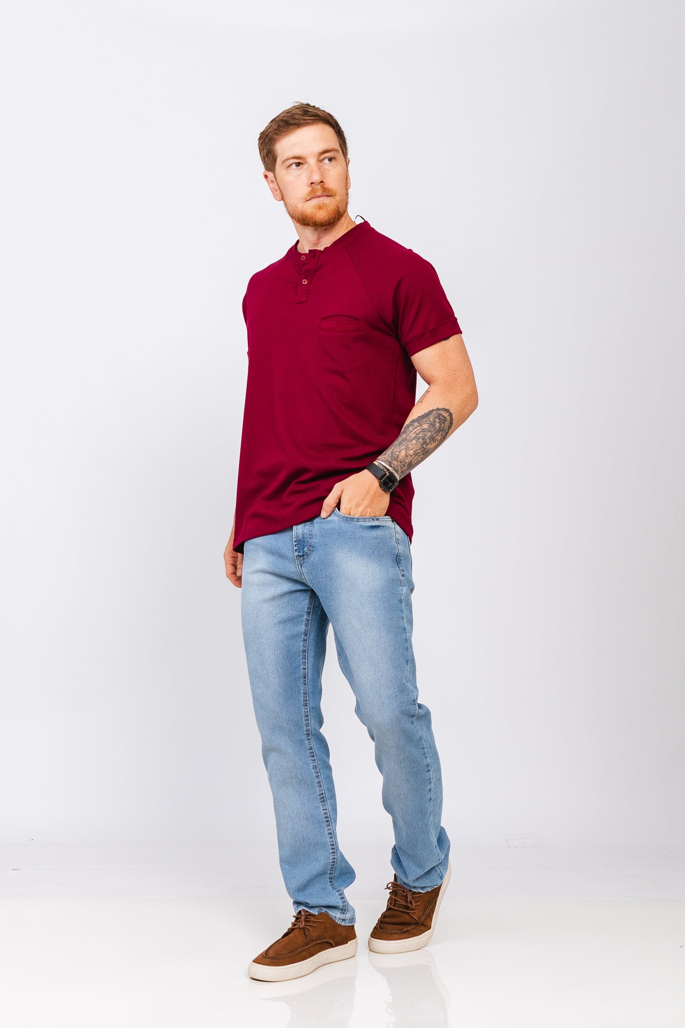 Camiseta Nordik Bordô