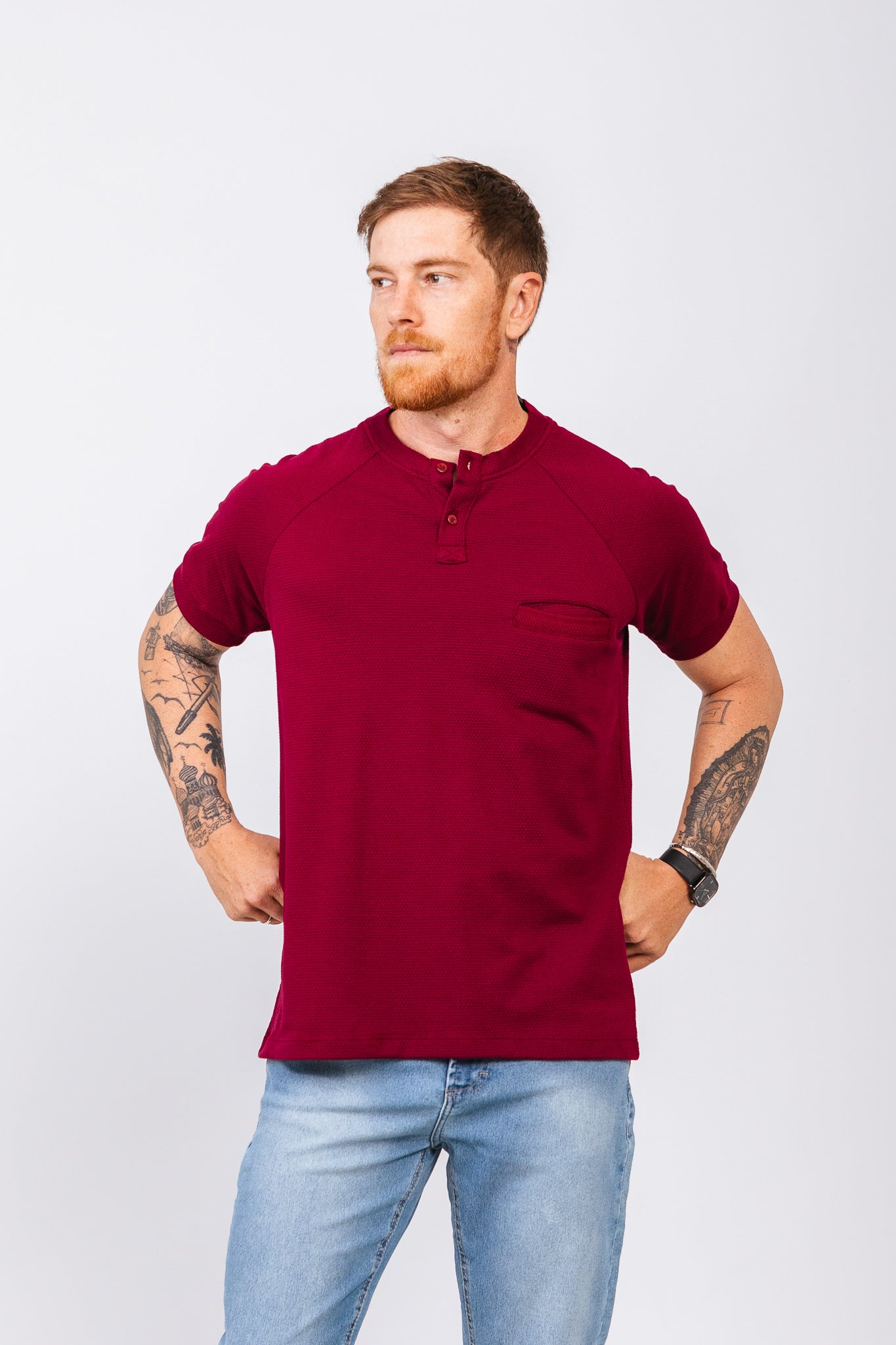Camiseta Nordik Bordô