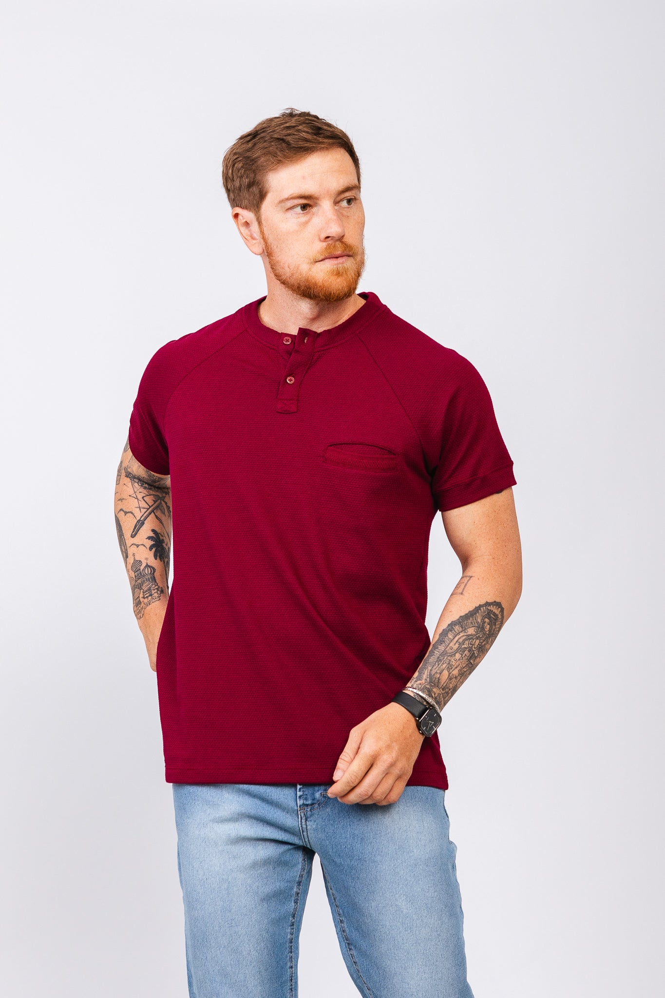 Camiseta Nordik Bordô
