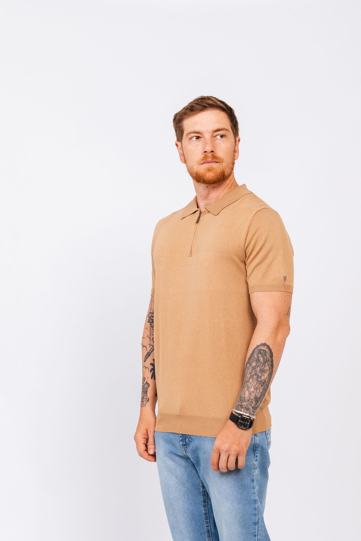 Polo Tricot Riviere Caqui