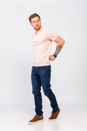 Polo Tricot Riviere Rosa