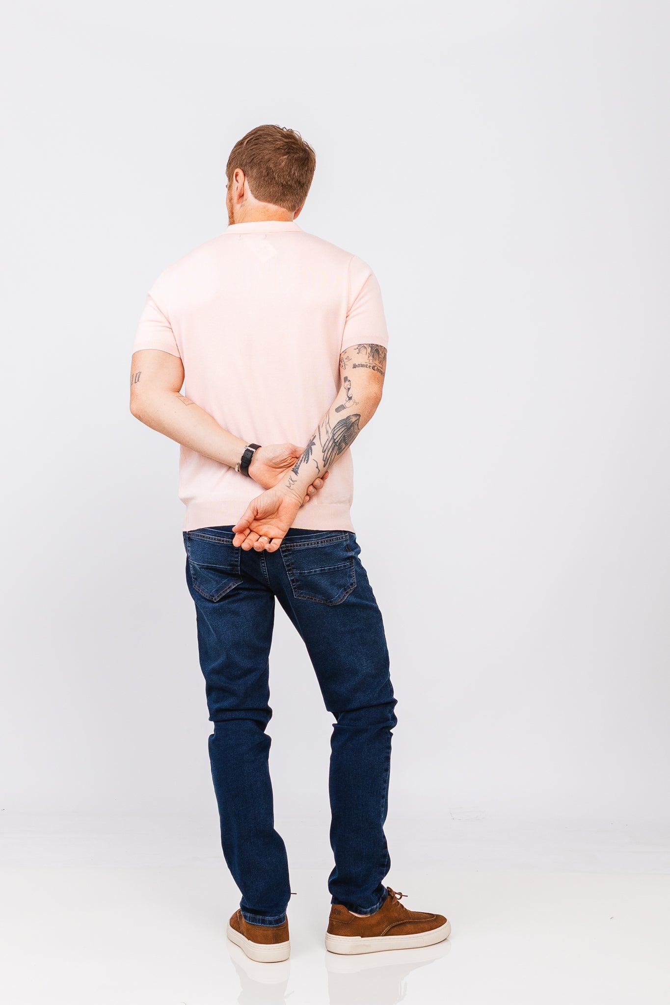 Polo Tricot Riviere Rosa