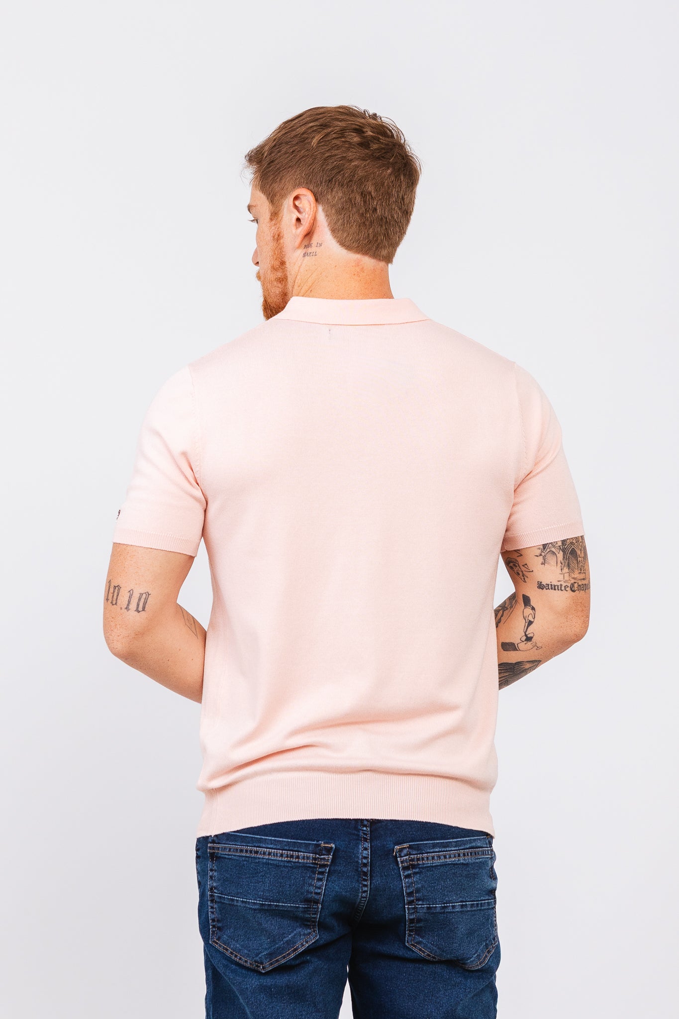 Polo Tricot Riviere Rosa