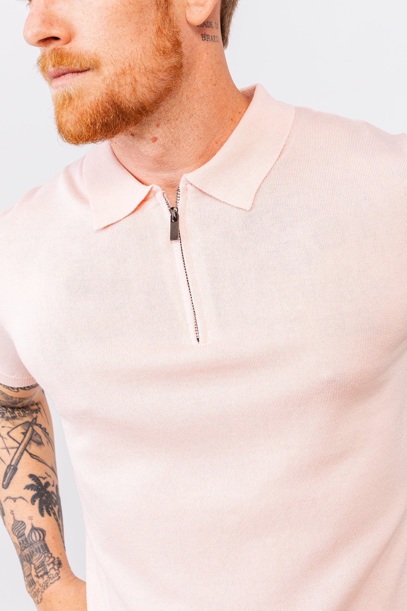Polo Tricot Riviere Rosa