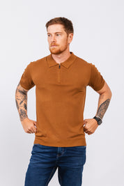 Polo Tricot Riviere Ocre