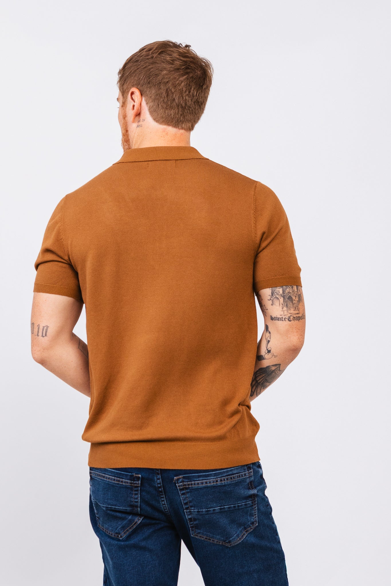 Polo Tricot Riviere Ocre