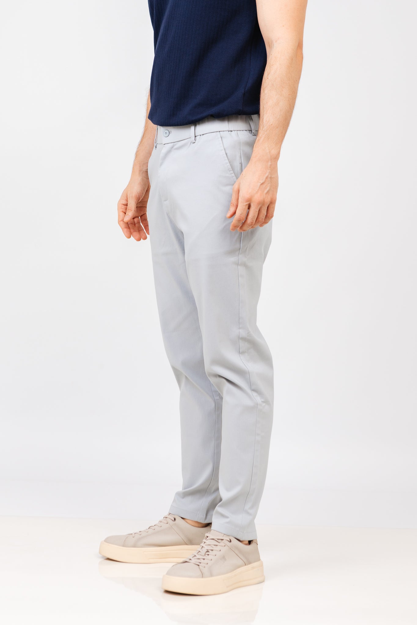 Calça Alf Saragosa Cinza Claro