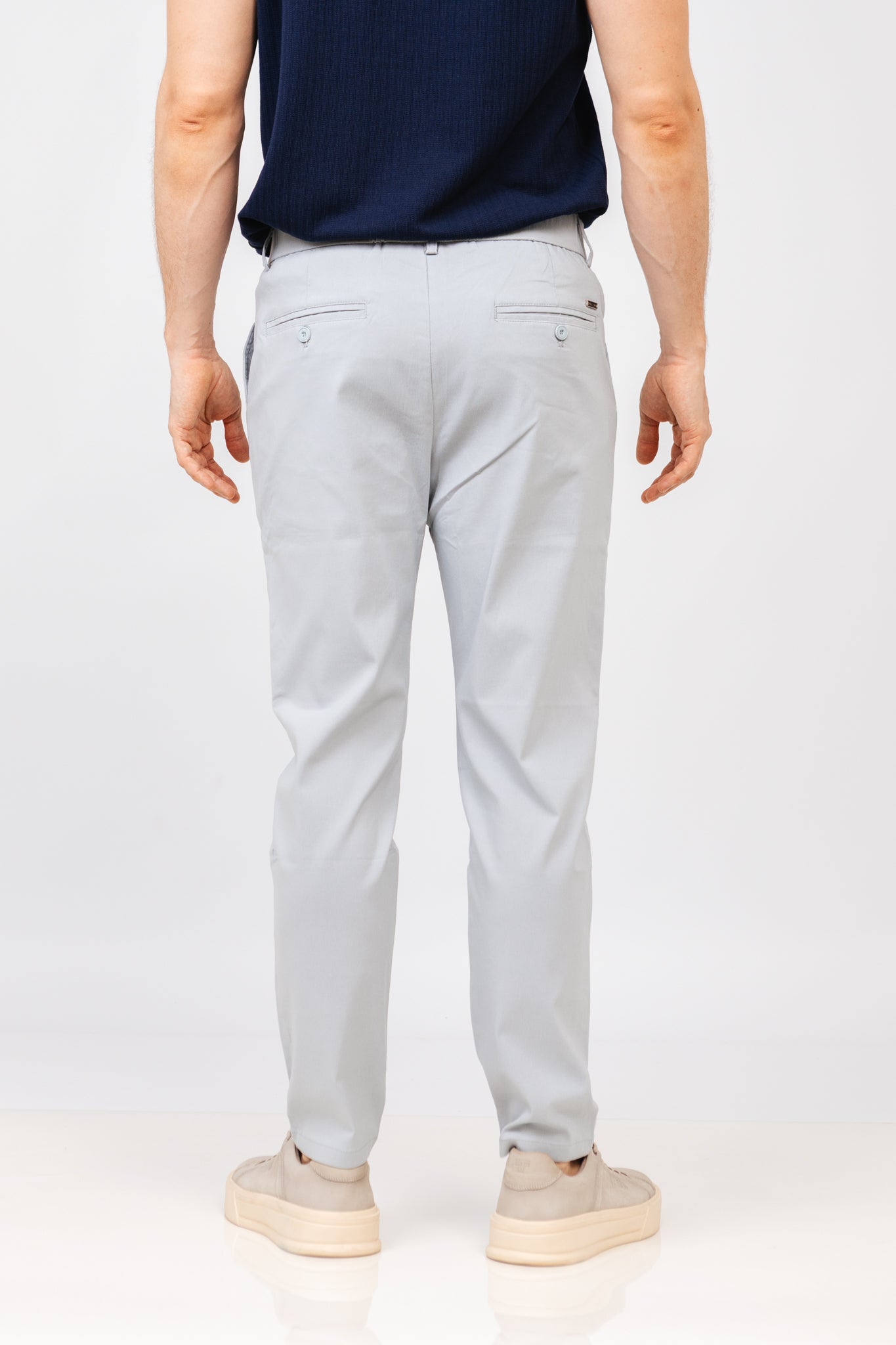 Calça Alf Saragosa Cinza Claro