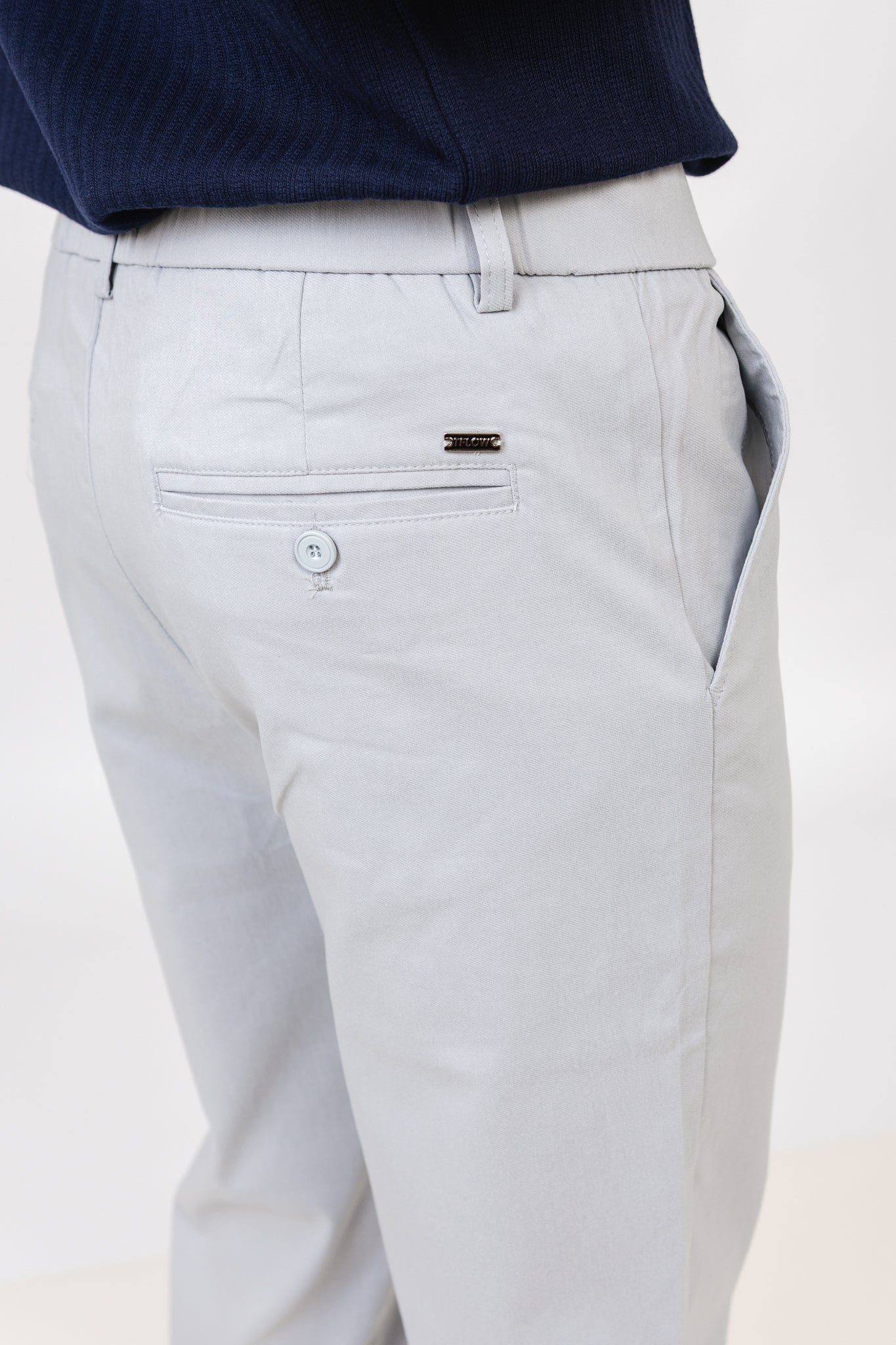 Calça Alf Saragosa Cinza Claro