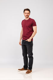 Camiseta Pima Atiq Bordô