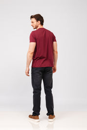 Camiseta Pima Atiq Bordô