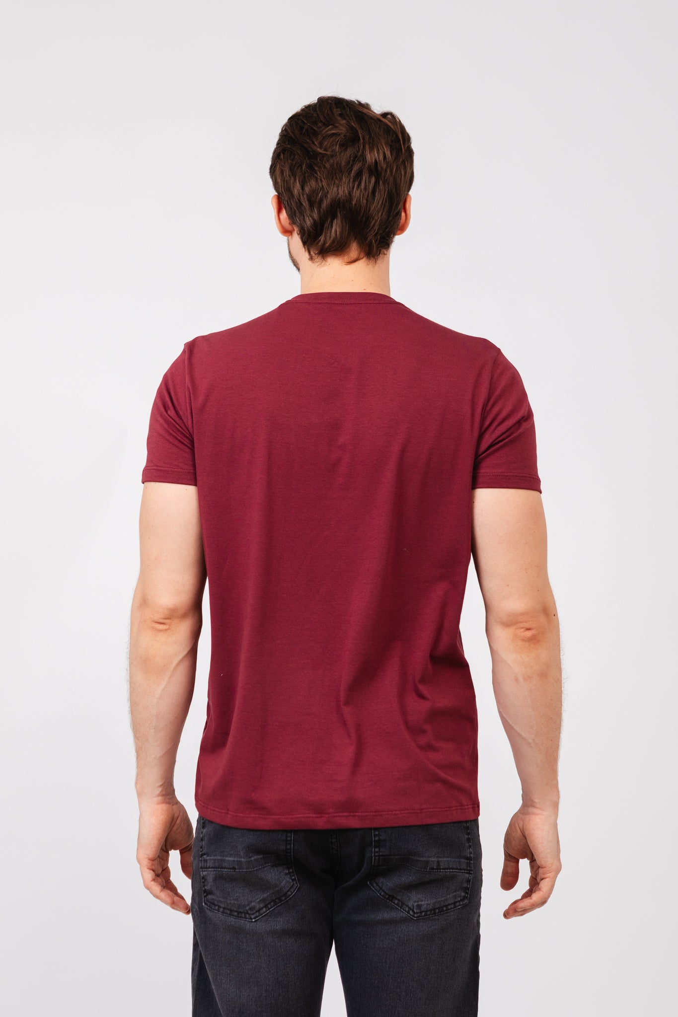 Camiseta Pima Atiq Bordô