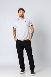 Polo Piquet Champion Cinza