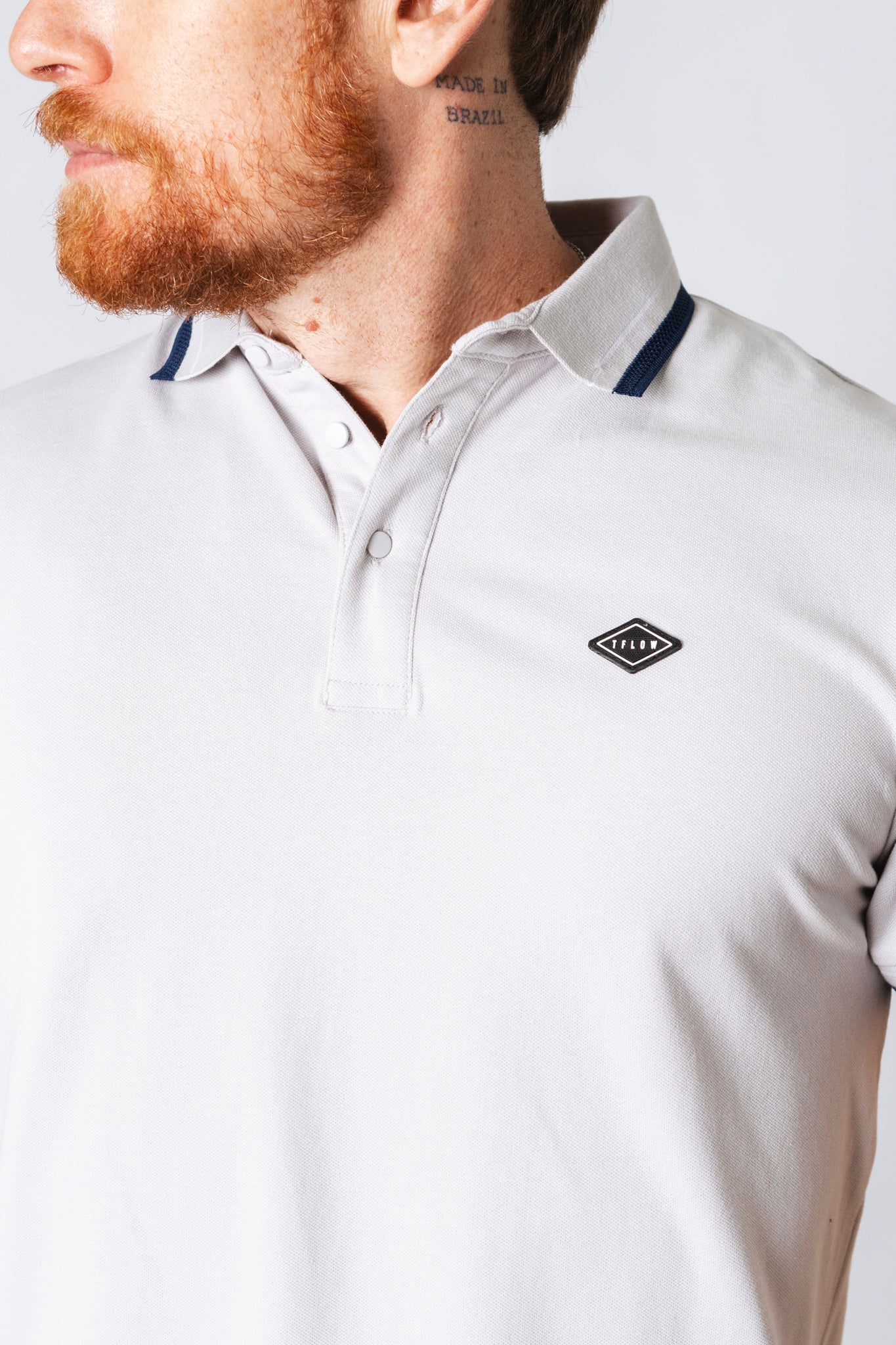 Polo Piquet Champion Cinza