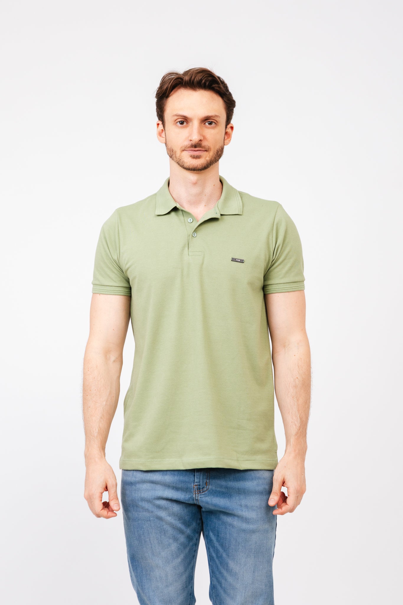 Polo Piquet Nandes Azul Marinho