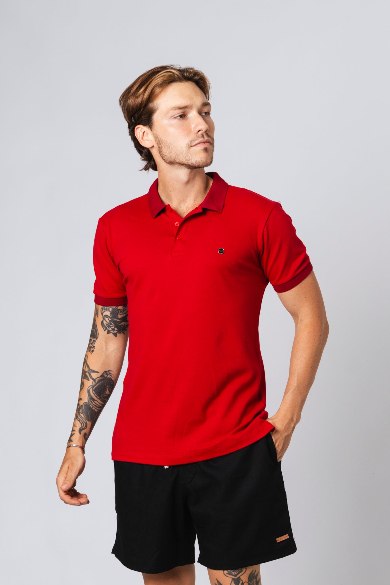 Polo Tflow Lhotse Vermelha