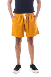 Shorts Linen Maudit Amarelo Dijon