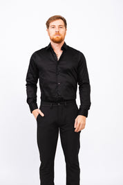 Camisa ML Acet Omni Preta