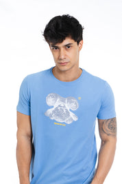 Camiseta Negative Bear Comedy Blueberry