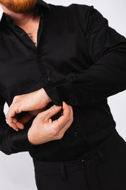 Camisa ML Acet Omni Preta