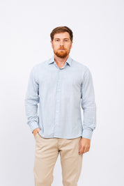 Camisa ML Omaha Azul Claro