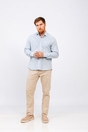 Camisa ML Omaha Azul Claro