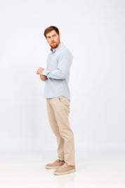 Camisa ML Omaha Azul Claro