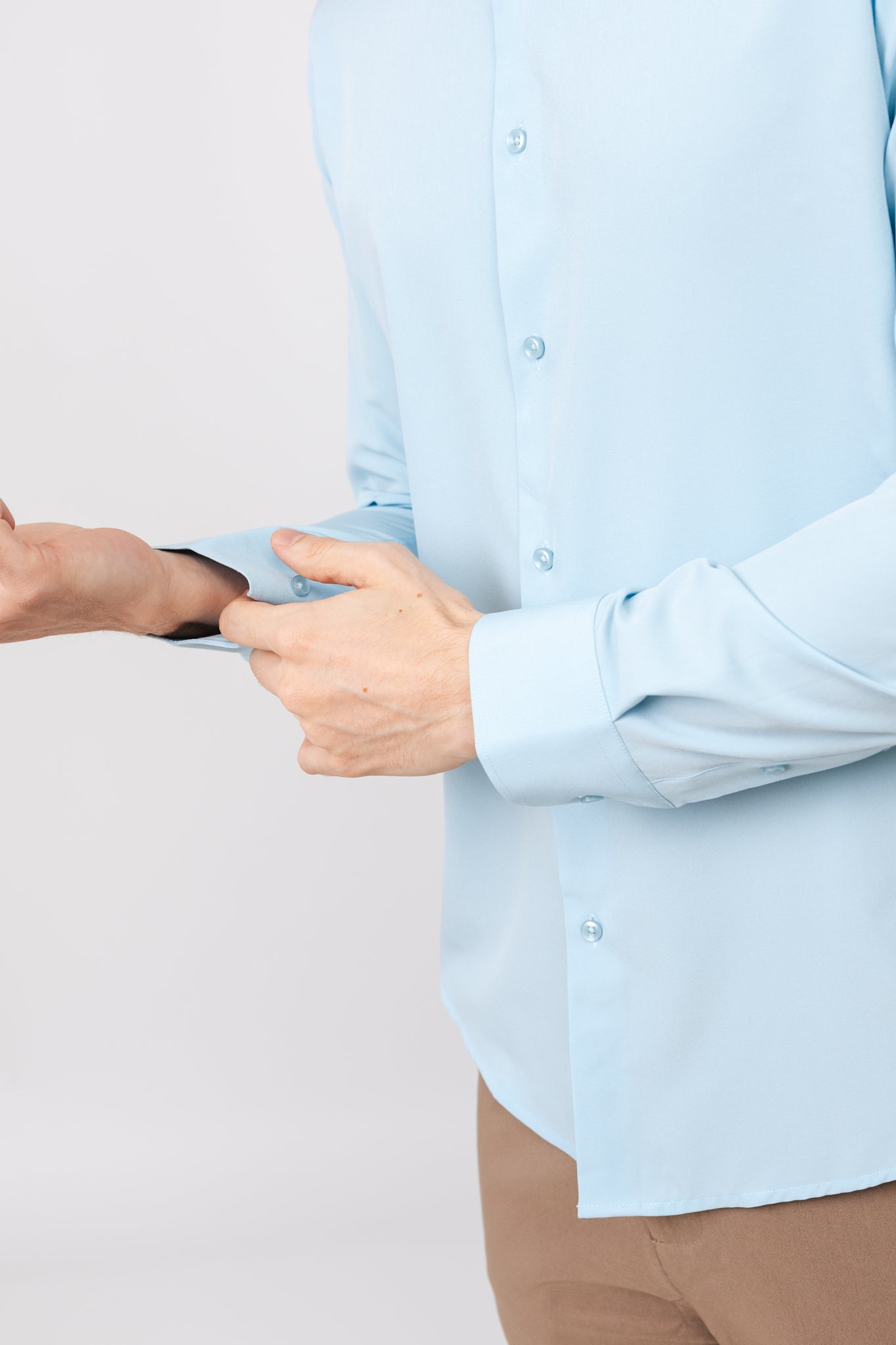 Camisa ML Lecce Azul Claro