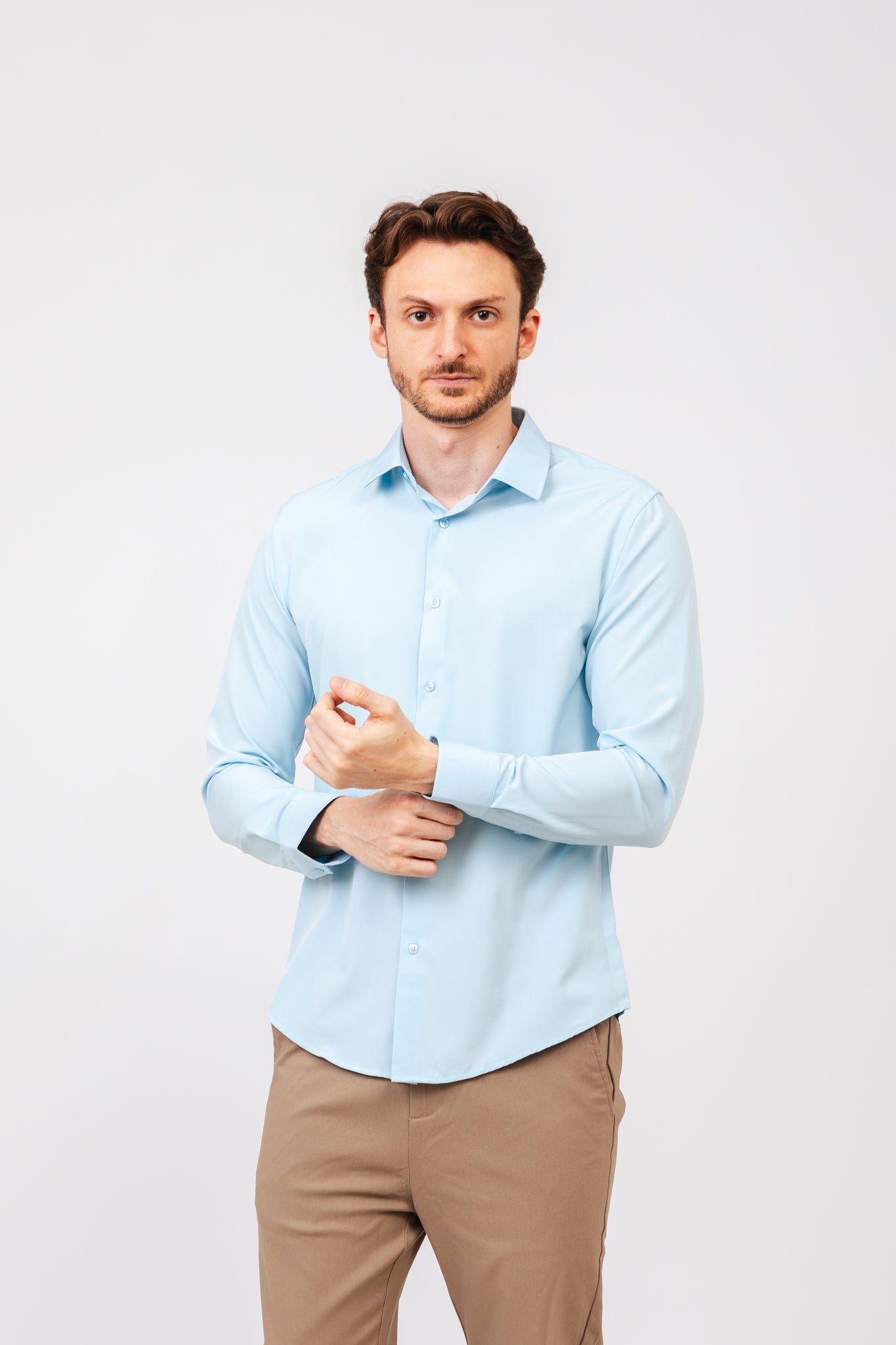 Camisa ML Lecce Azul Claro