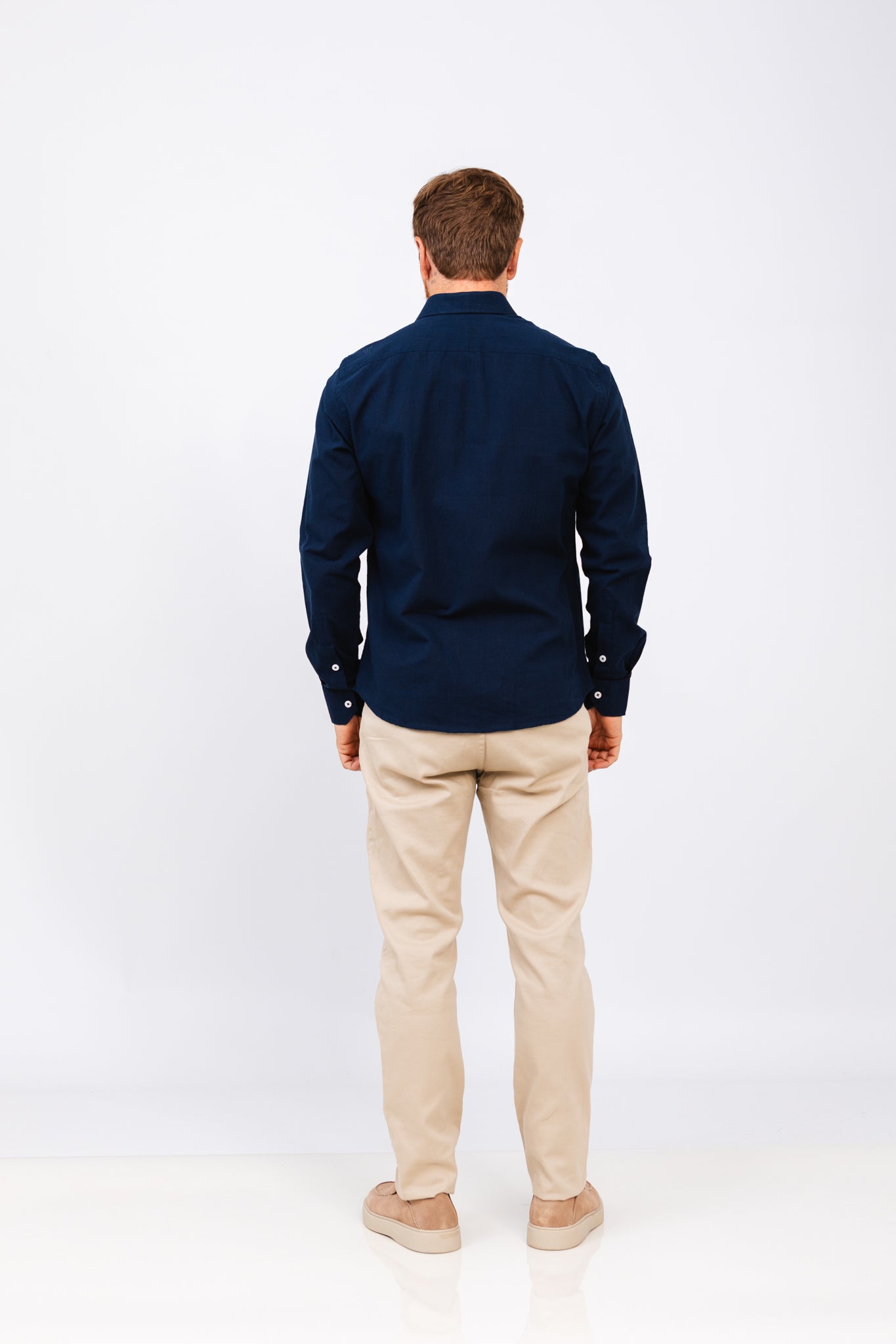 Camisa ML Omaha Azul Marinho