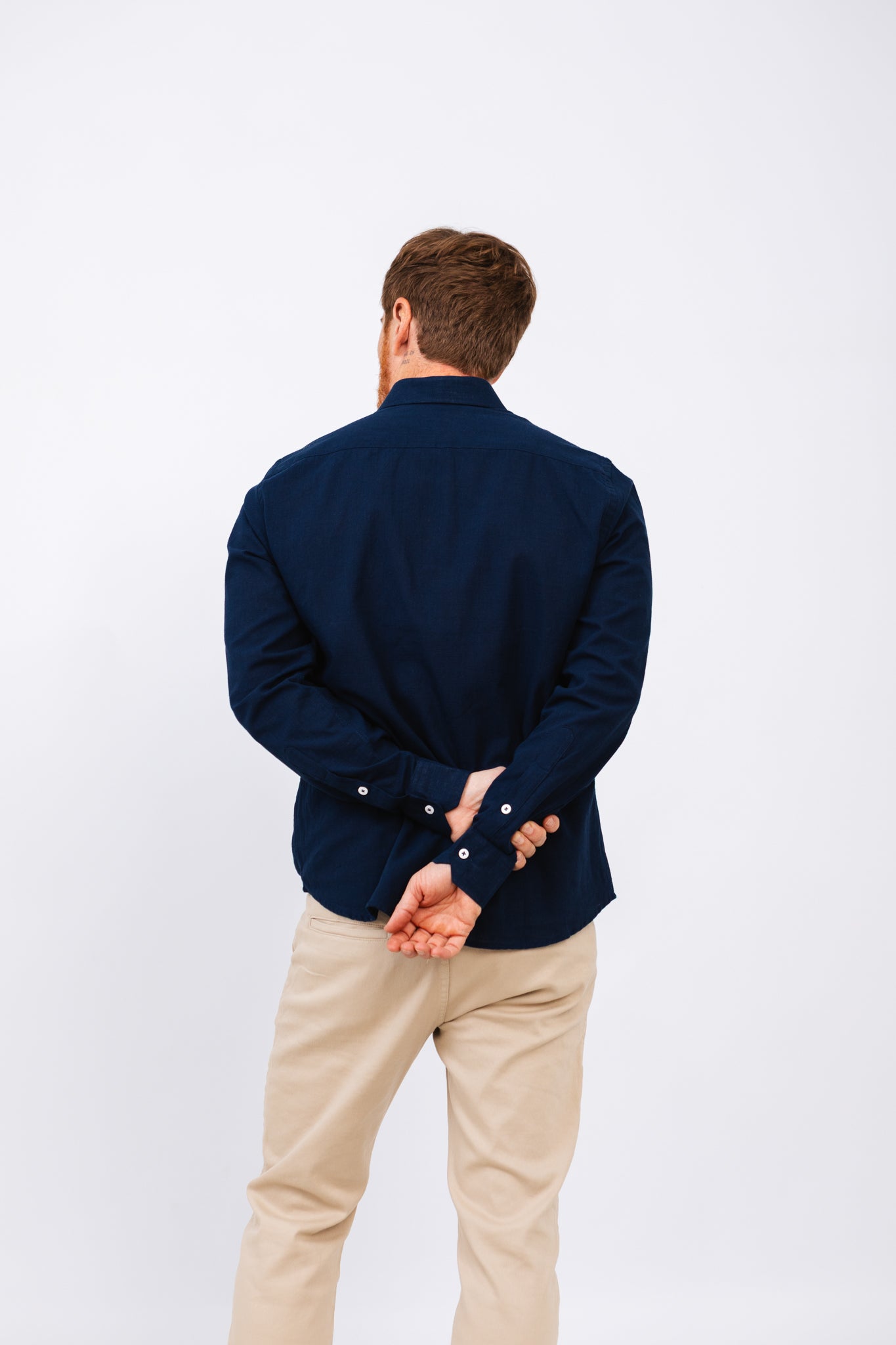 Camisa ML Omaha Azul Marinho