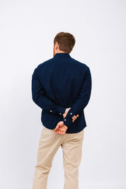 Camisa ML Omaha Azul Marinho