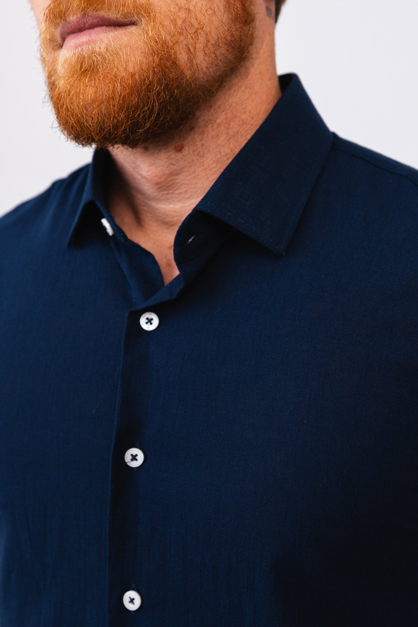 Camisa ML Omaha Azul Marinho