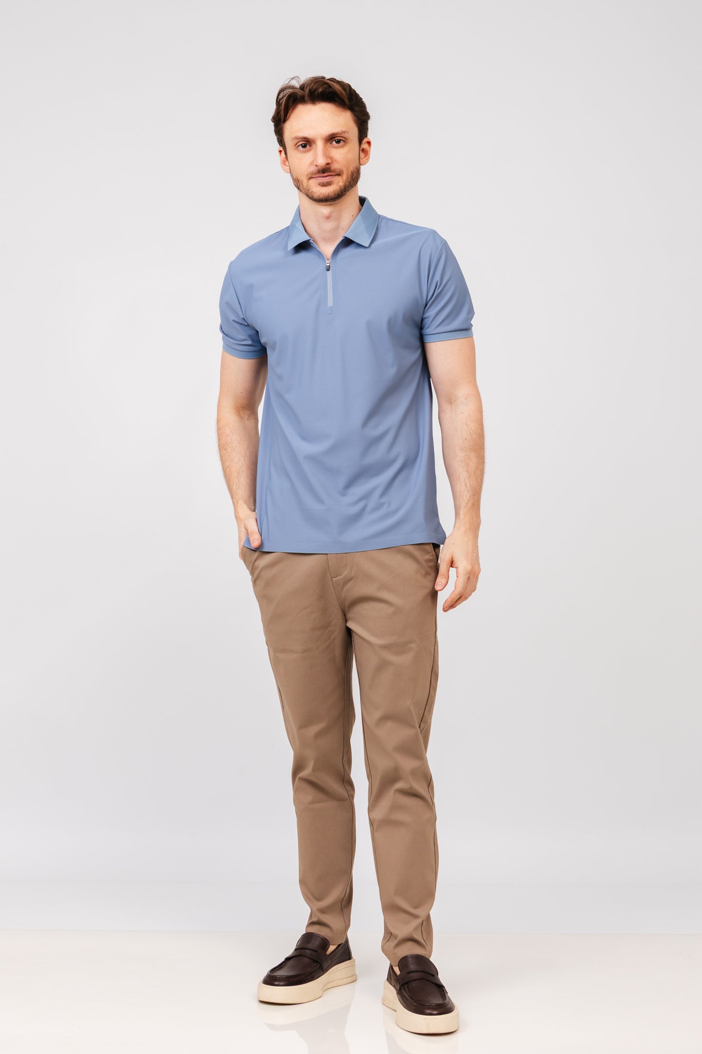 Polo Movtech Azul Médio