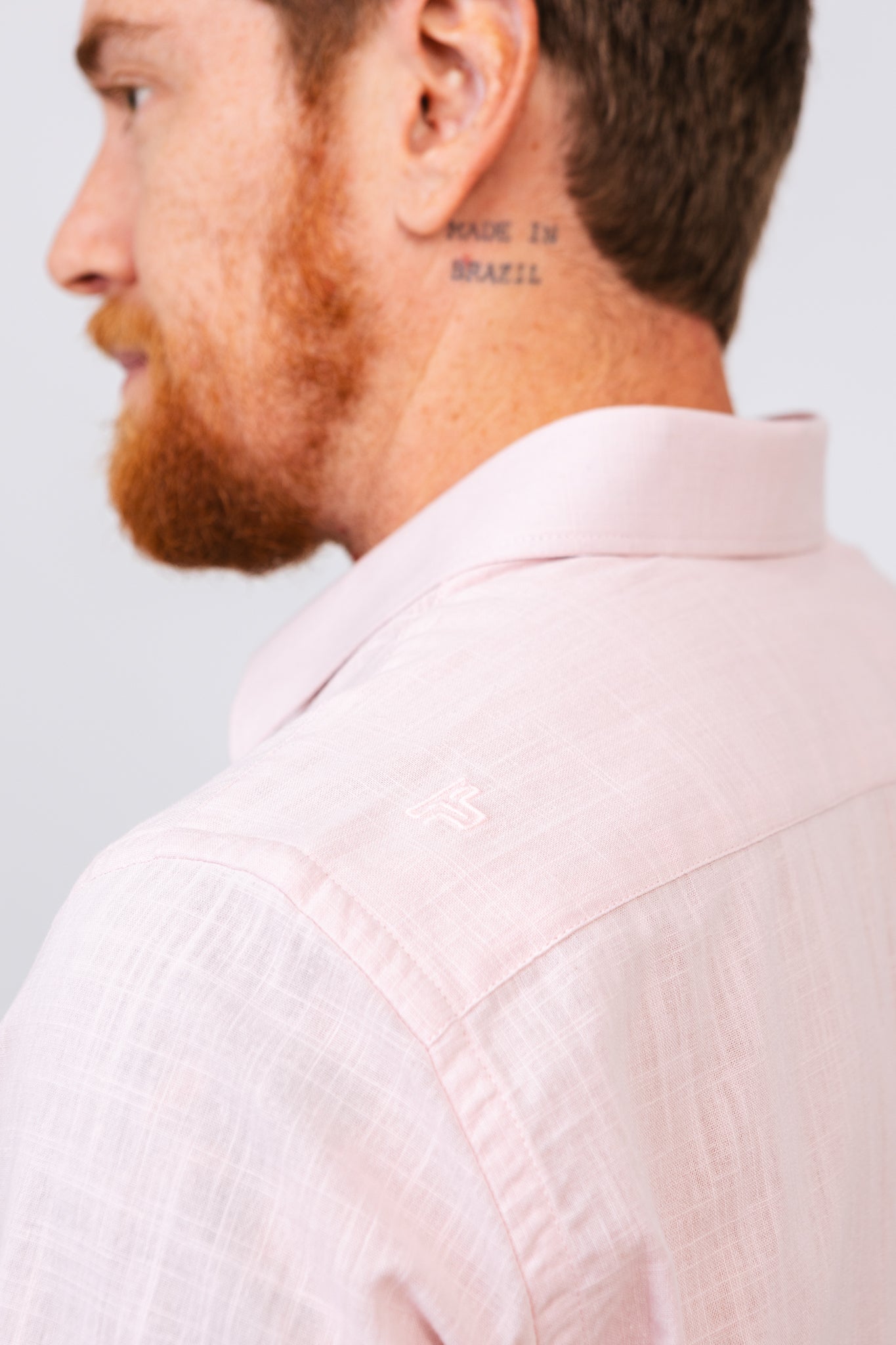 Camisa ML Omaha Rosa Claro