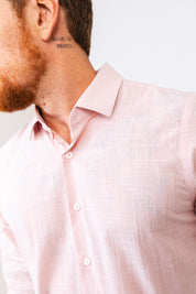 Camisa ML Omaha Rosa Claro