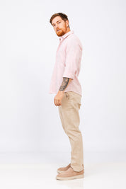 Camisa ML Omaha Rosa Claro