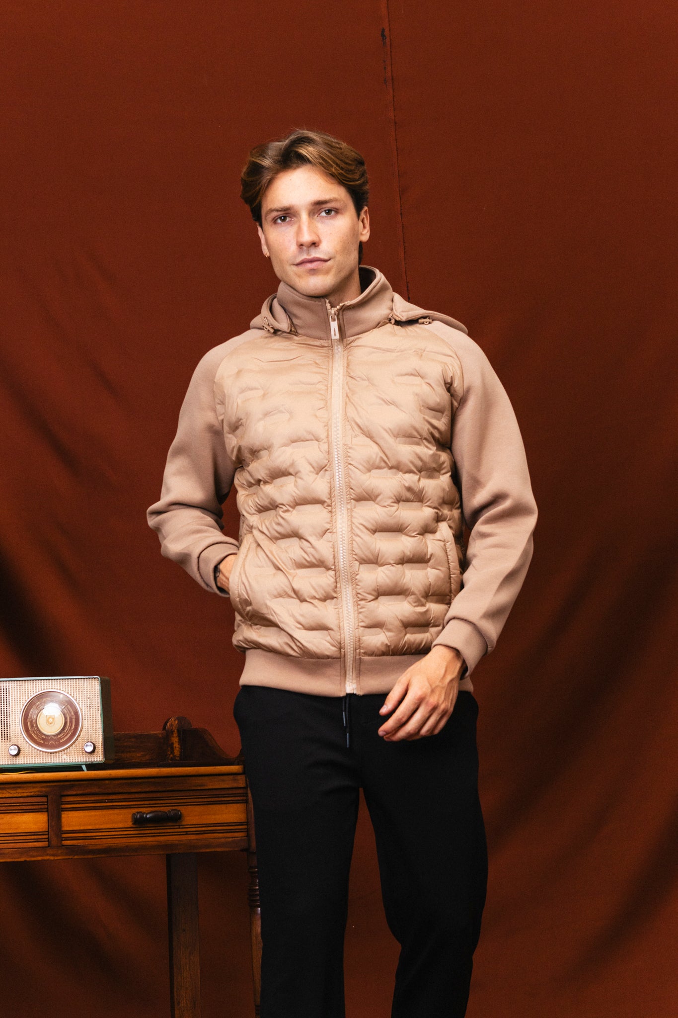 Jaqueta Nylon Phentley Caqui