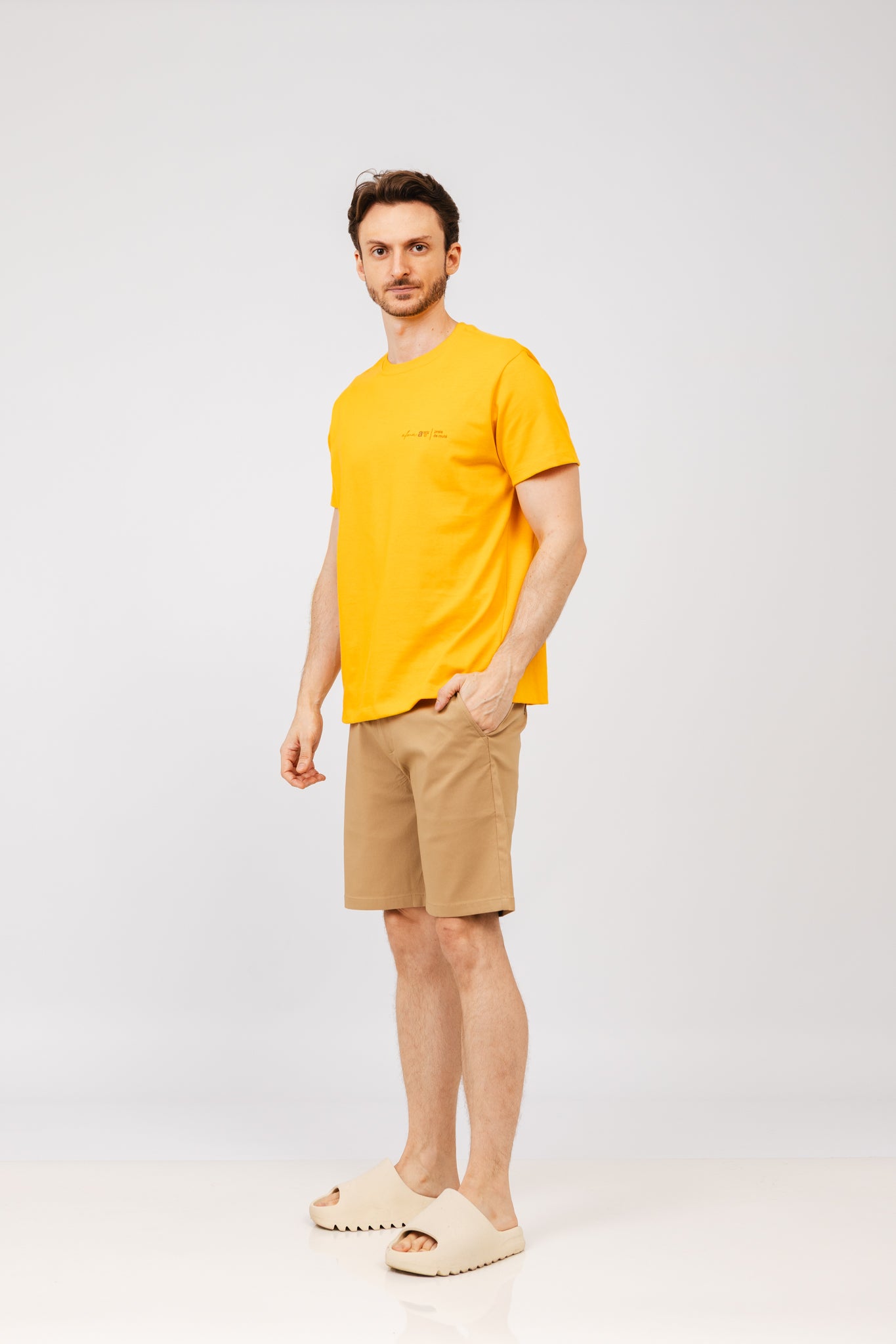 Camiseta Soul Praia de Muta Amarela