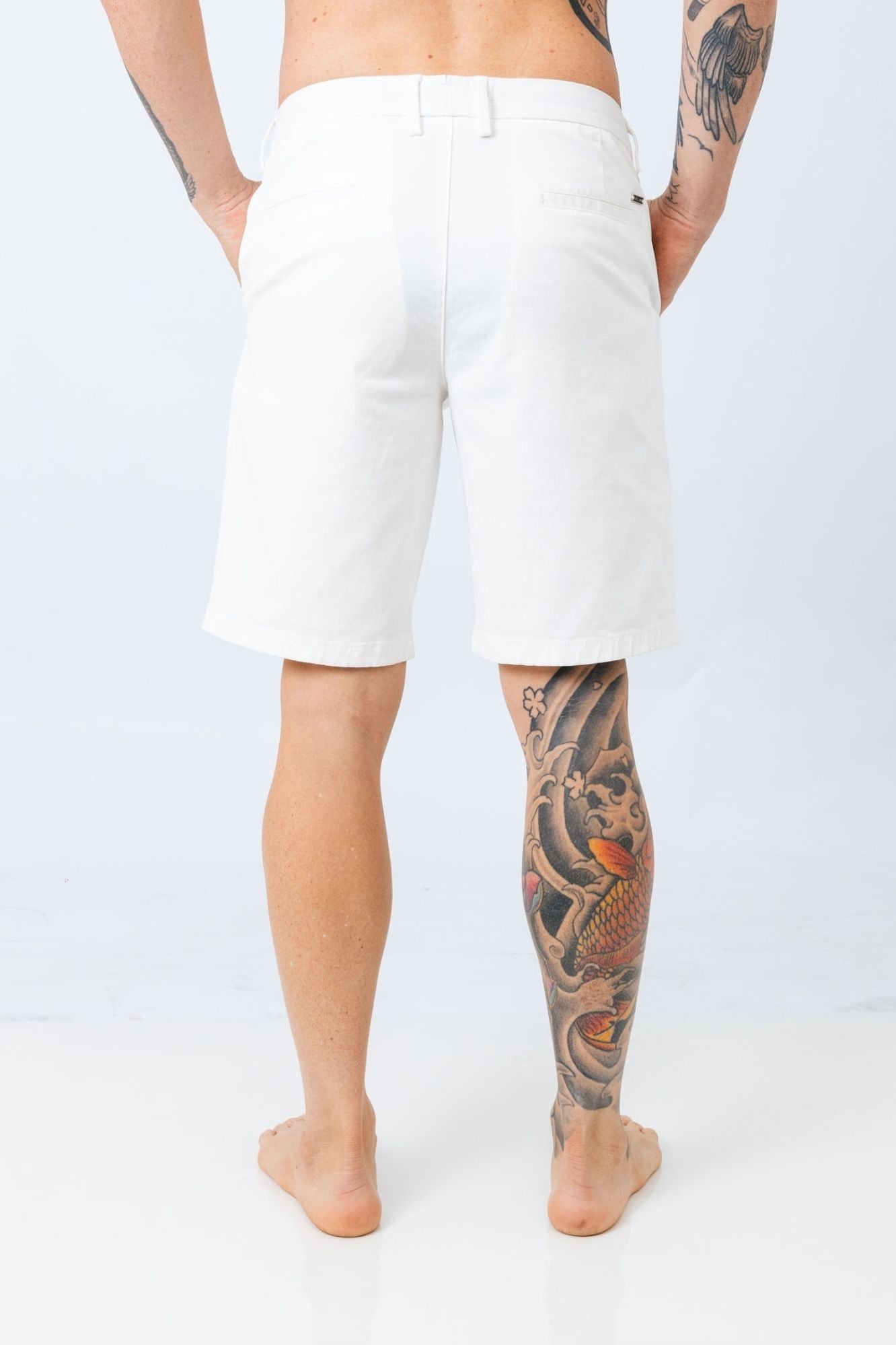 Bermuda Sarja Off White Manzoni