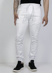 Calça Jogger Sarja Branca