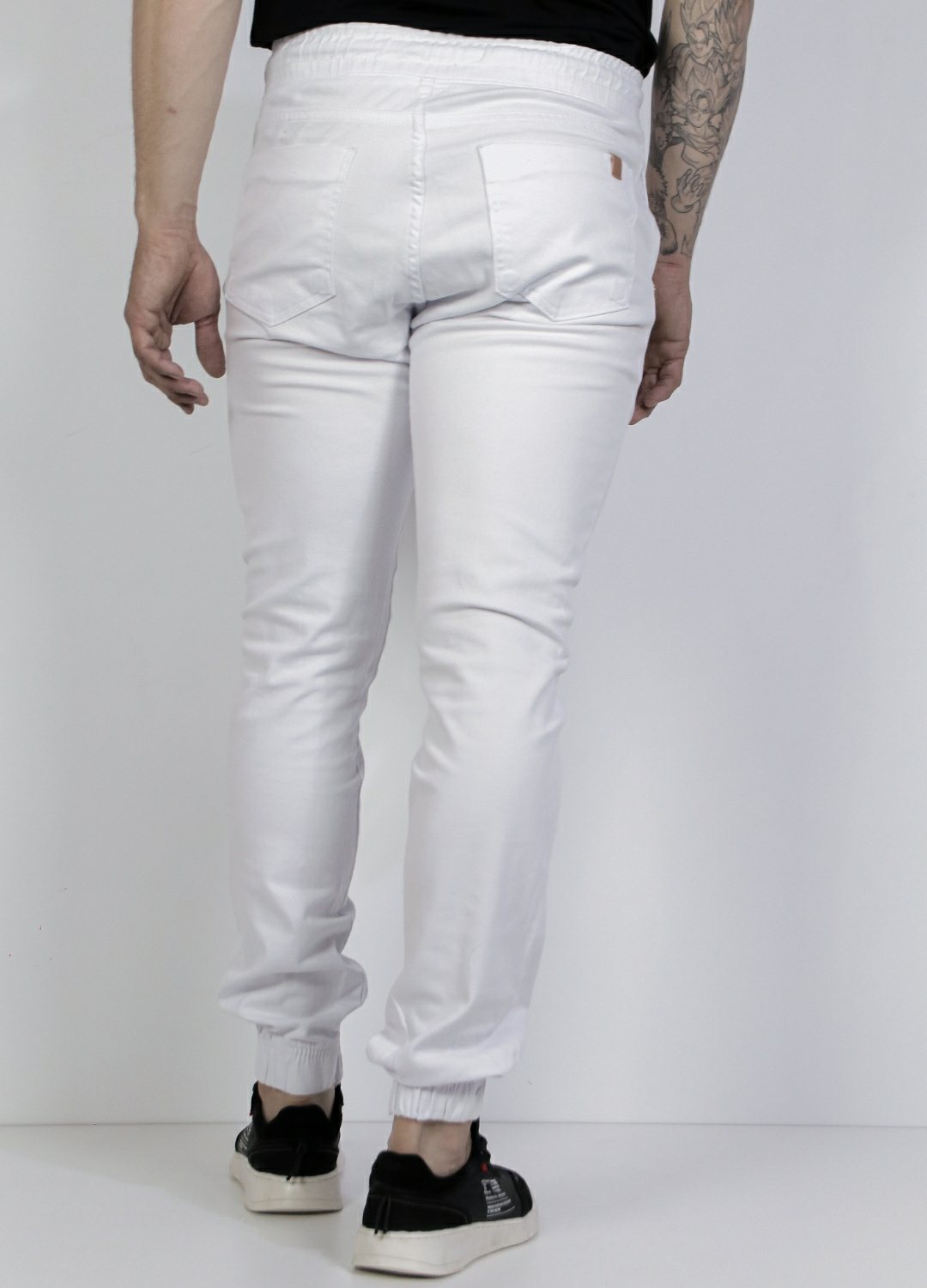 Calça Jogger Sarja Branca