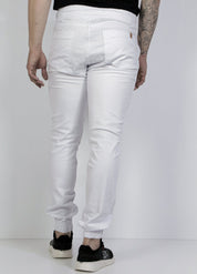 Calça Jogger Sarja Branca