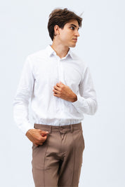 Camisa Linho Branca Linen Fasano