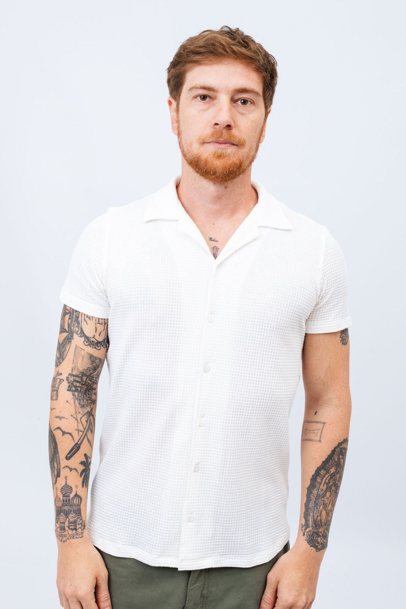 Camisa MC Off White Loreto