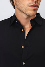 Camisa Viscose MC Guito Preta